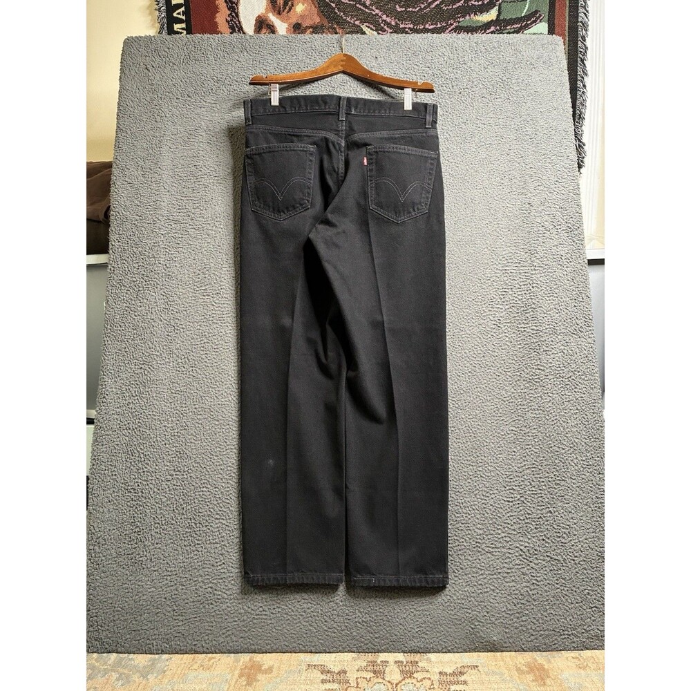 Vintage Levi’s 550 Jeans Mens 36x32 Black Relaxed Fit Y2K Grunge